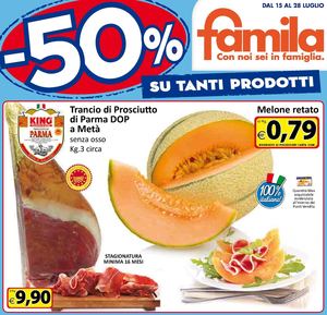Volantino Famila Centro Dal 15 Al 28 Luglio