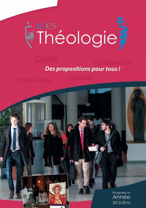 ICES - Cours de théologie pour auditeurs libres