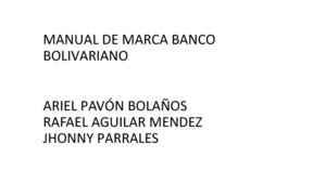 Diseño Manual De Marca