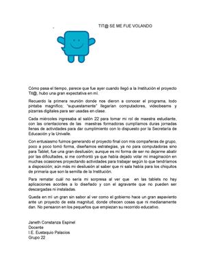 Escribiendo Mi Crónica