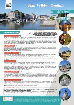 Fiche visite de Pont-l'Abbé