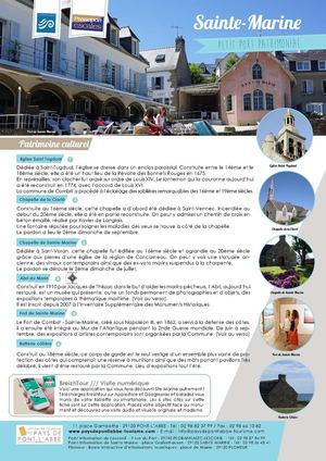 Fiche visite de Combrit Sainte-Marine