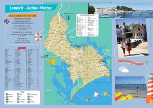 Plan de Combrit Sainte Marine