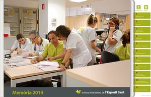 Memòria 2014. Fundació Hospital de l'Esperit Sant