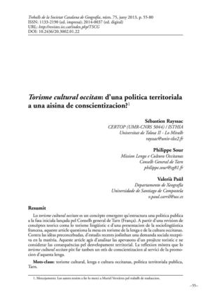 6. Article scientifique Tourisme occitan