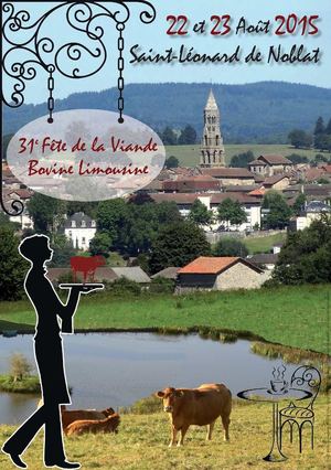 Plaquette Fête de la Viande et Les Médiévales 2015