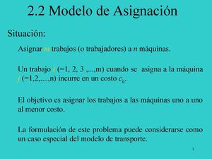 Modelo De Asignación