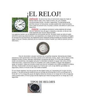 El Reloj
