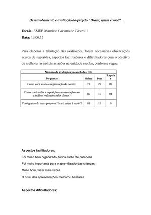 Avaliação Da Comunidade 13 06