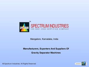 Gravity Separator Manufacturers