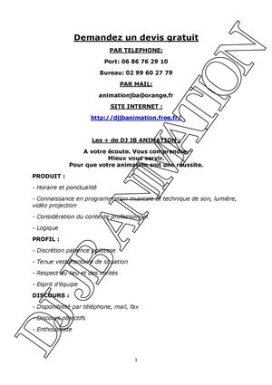 2 Documentation Globale Dj Jba Protege