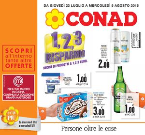 Volantino Conad Toscana Dal 23 Luglio Al 5 Agosto