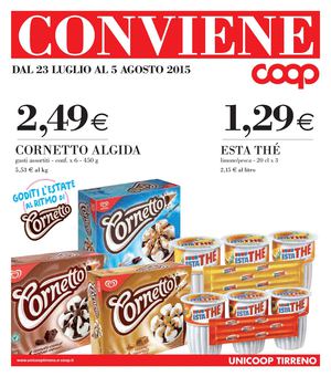 Volantino Coop Tirreno Toscana Dal 23 Luglio Al 5 Agosto