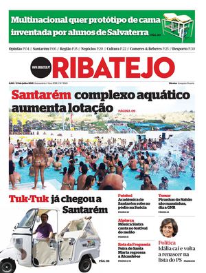 Edição 1543 do Jornal O Ribatejo - 23 de julho 2015
