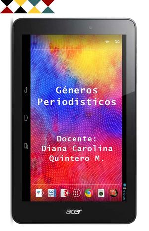 Portada y Periódico Géneros Periodísticos