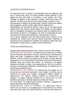 Quée es un Hipervínculo