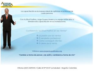 Actitud Positiva En Las Ventas