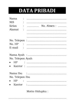 Buku Agenda Siswa 2015