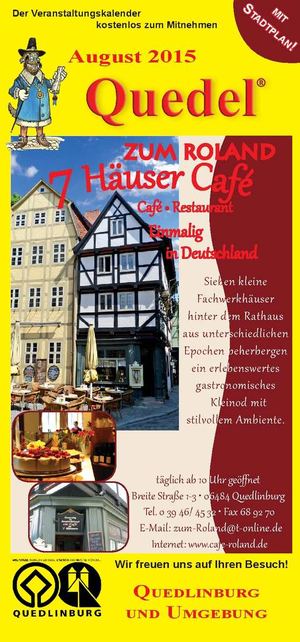 Veranstaltungskalender / Quedel August 2015