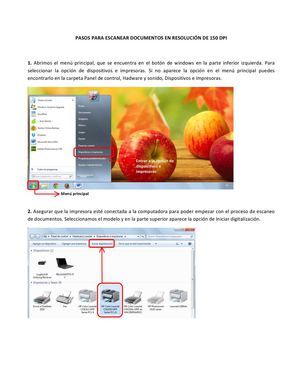 Escanear Documentos En 150 Dpi