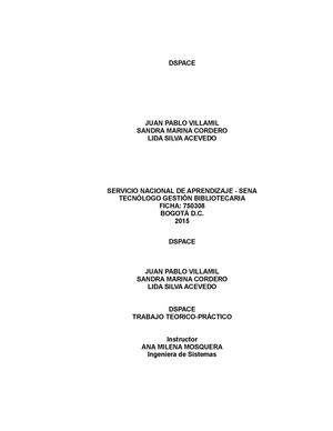 Dspace Tabla De Contenido