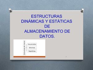 Estructuras Dinamicas Y Estaticas
