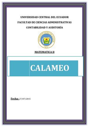 Lara Margarita Calameo Segundo Hemisemestre Ca2 1