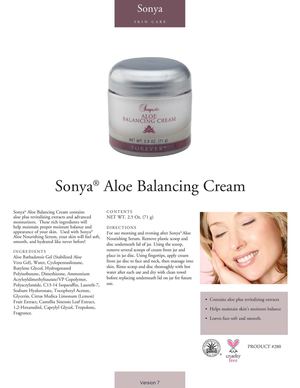 Aloe Balancing Cream