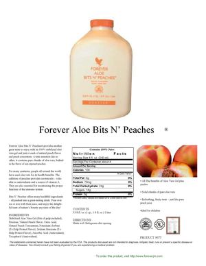 Forever Aloe Bits N Peaches ENG