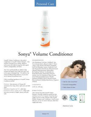 Sonya Volume Conditioner ENG
