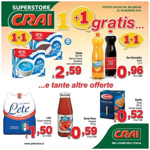 CRAI SUPERSTORE Offerte Valide Dal 30 Luglio Al 12 Agosto