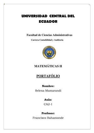 Matematica Ii 2do Hemisemestre Ca2 1