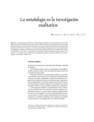 La Metodología En La Investigación