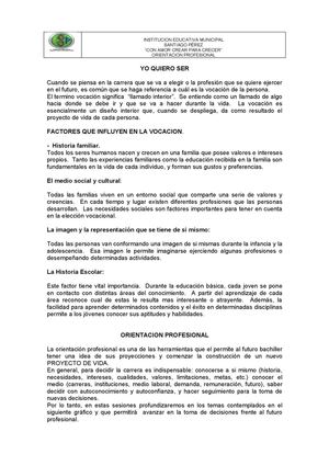 Orientacion Profesional Marco Conceptual