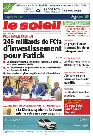 Edition Du 23 Juillet 2015