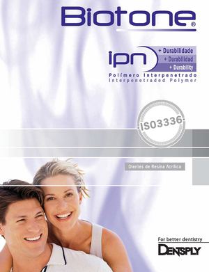Tabla De Dientes Biotone Ipn