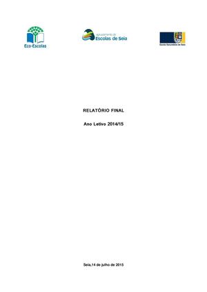 Relatório Eco Escolas