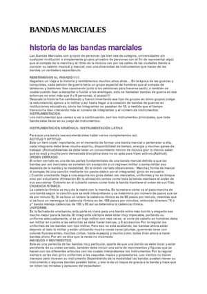 Bandas Marciales