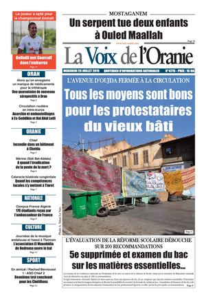 Voix de l'oranie 29-07-2015