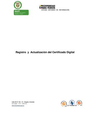 REGISTRO CERTIFICADO DIGITAL