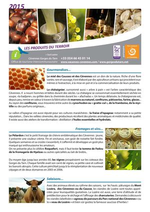 Les Produits Du Terroir en Cévennes et Gorges du Tarn