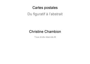 Quelques peintures de Christine Chambion