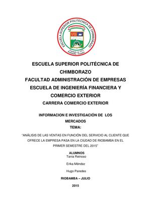 Proyecto De Investigacion