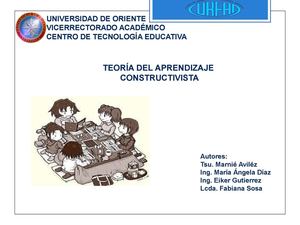 Teoría del Aprendizaje Constructivista