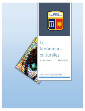 Fenomenos Culturales