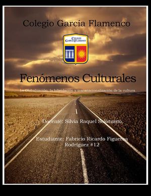 Fenomenos Culturales