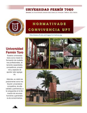 Normativa De Convivencia Uft
