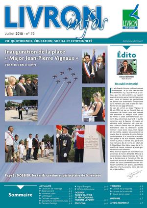 Livron Infos été 2015 - n°72