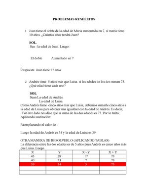 Problemas Resueltos