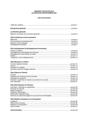Rapport d"activités 2014 du Conseil départemental du Val-de-Marne 2014